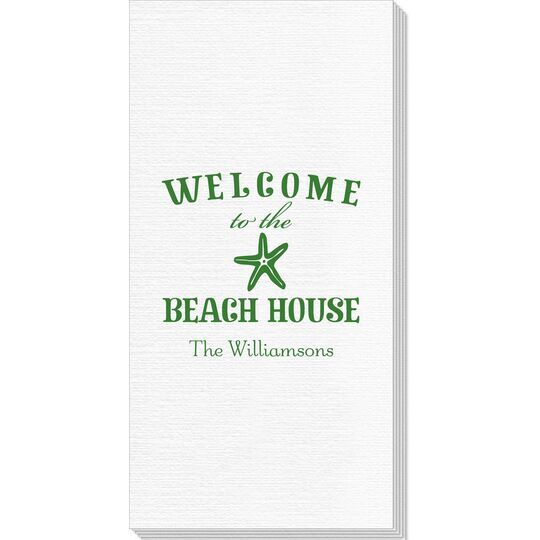 Welcome to the Beach House Deville Guest Towels